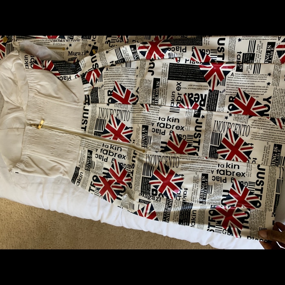 Strapless sexy dress